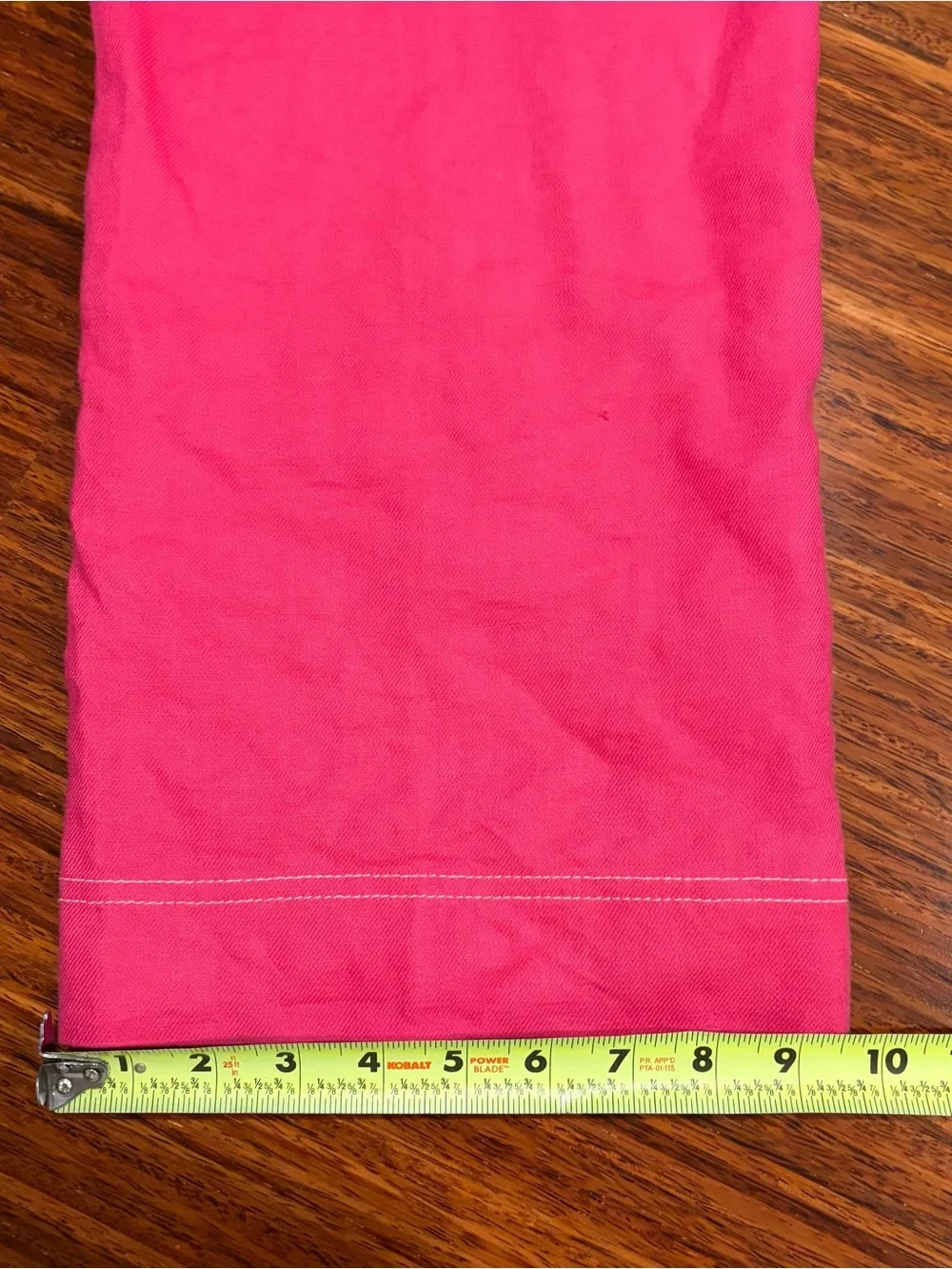 J. Crew Peyton Pink Sailor Pants Linen Blend Wide Leg Cropped Size 8 Resortwear
